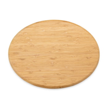 Petisqueira Personalizada 33x25 cm Redonda Bambu X18614 Brindes Personalizados