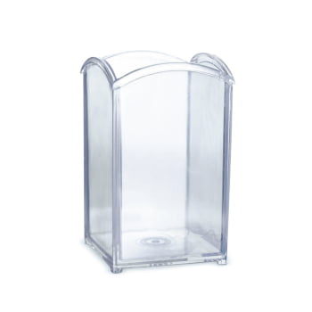 Porta Caneta Personalizado Acrilico Duplo Compartimento X14720 Brinde Personalizado