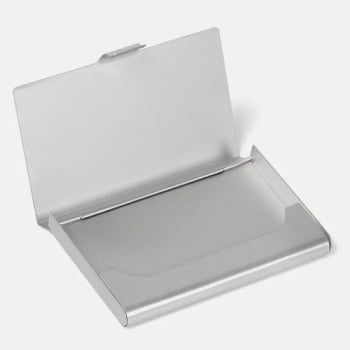Porta Cartão Personalizado Alumínio SMPC-00020 Brindes Personalizados