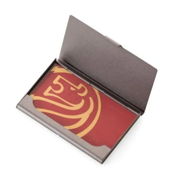 Porta Cartão Personalizado Alumínio SMPC-00038 Brinde Personalizado