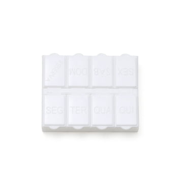 Porta Comprimidos Personalizado Plástico Semanal X13592 Brinde Personalizado