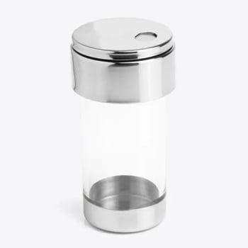 Porta Condimentos Personalizado Acrílico / Inox / Bambu 6 Peças SMTE-00883 Brinde Personalizado
