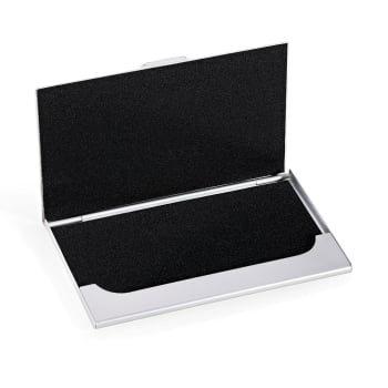 Porta Cartões Personalizado Alumínio para 10 Cartões SMPC-00040-900 Brindes Personalizados