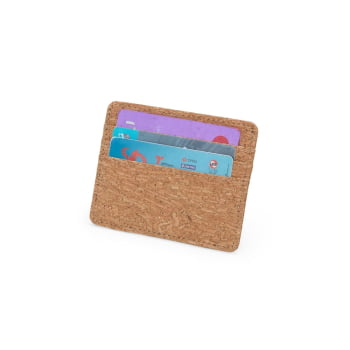 Porta Cartões Personalizado Cortiça Sustentável X18041 Brinde Personalizado