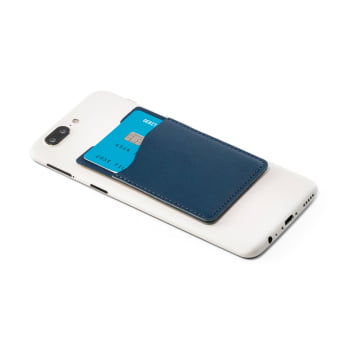Porta Cartões Personalizado Poliuretano para Celular SP93334 Brinde Personalizado