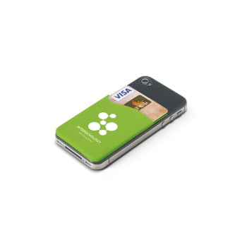 Porta Cartões Personalizado Silicone para Celular SP93320 Brinde Personalizado