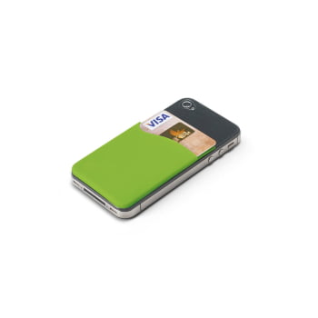 Porta Cartões Personalizado Silicone para Celular SP93320 Brinde Personalizado