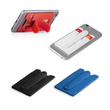 Porta Cartões Personalizado Silicone para Celular SP93321 Brindes Personalizados