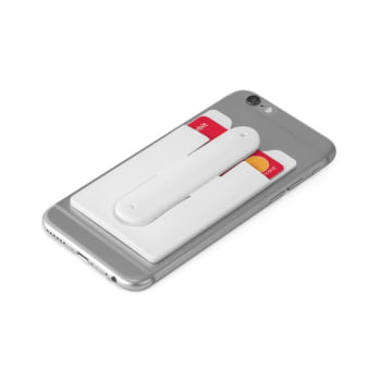 Porta Cartões Personalizado Silicone para Celular SP93321 Brindes Personalizados