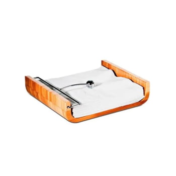 Porta Guardanapos Personalizado Bambu Pequeno SMGN-01163 Brinde Personalizado