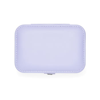 Porta Joias Personalizado Couro Sintético Revestimento Aveludado MX01383 Brinde Personalizado