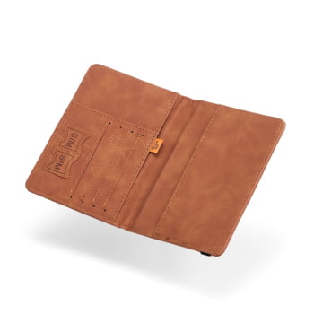 Porta Passaporte Personalizado Couro Sintético X18880 Brindes Personalizados