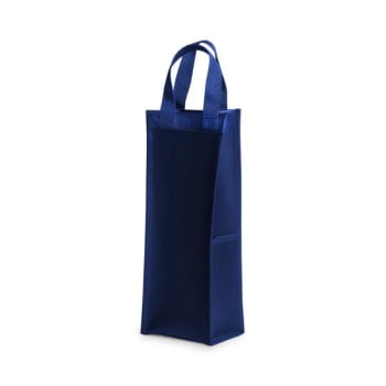 Porta Vinho Personalizado Corvim Azul SMPV-03003 Brinde Personalizado