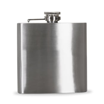 Porta Whisky Personalizado Aço Inoxidável 6oz X10390 Brinde Personalizado