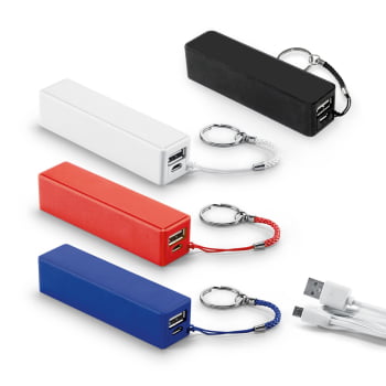 Power Bank Personalizado 1600mah SP97941 Carregador Portátil Brindes Personalizados