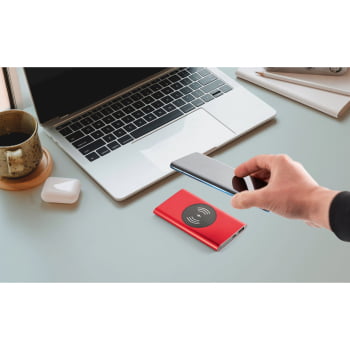 Power Bank Personalizado 4000mah SP57078 Carregador Portátil Sustentável Brindes Personalizados