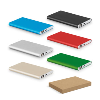 Power Bank Personalizado 4000mah SP57344 Carregador Portátil Brindes Personalizados