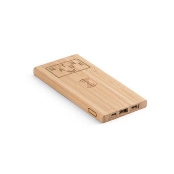 Power Bank Personalizado 5000mah SP57909 Carregador Portátil Sustentável Brindes Personalizados