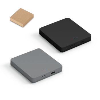 Power Bank Personalizado 5000mah SP97171 Carregador Portátil Sustentável Brinde Personalizado