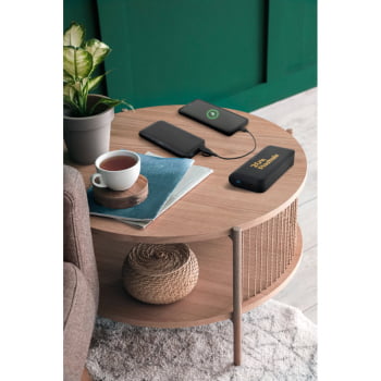 PowerBank Personalizado 10.000 mAh Sustentável SP97214 Brinde Personalizado