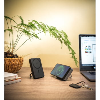 PowerBank Personalizado 10.000 mAh Sustentável SP97143 Brinde Personalizado