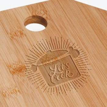 Prancha Para Alimentos Pesonalizados Bambu SMTA-20003 Brinde Personalizado