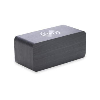 Relogio Personalizado Madeira Com Despertador X04358 Brindes Personalizados