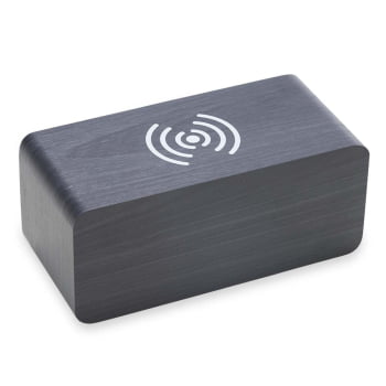 Relogio Personalizado Madeira Com Despertador X04358 Brindes Personalizados