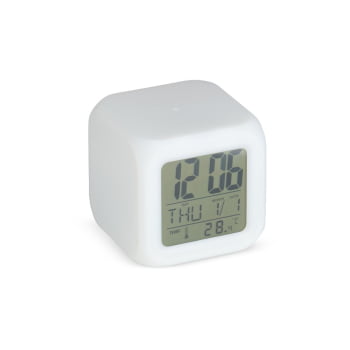 Relogio Personalizado Plástico Com Despertador X08088 Brinde Personalizado
