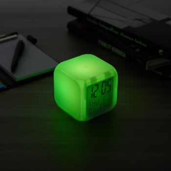 Relogio Personalizado Plástico Com Despertador X08088 Brinde Personalizado