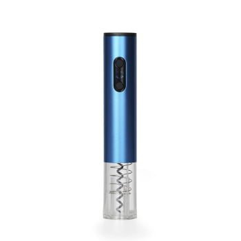 Saca Rolha Personalizado Elétrico com LED e Cortador de Lacre X18560 Brindes Personalizados