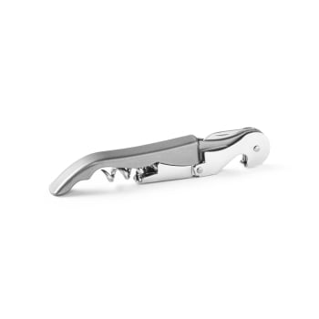 Saca Rolha Personalizado Metal  Abridor de Garrafas e Canivete SP94117 Brinde Personalizado
