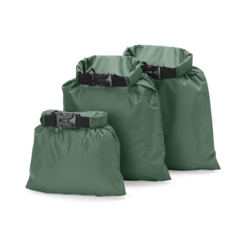 Kit Saco Impermeável Personalizado Nylon Impermeável 3 Sacos X02389 Brinde Personalizado