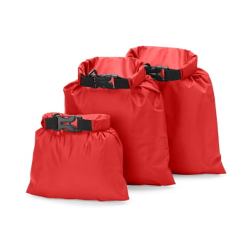 Kit Saco Impermeável Personalizado Nylon Impermeável 3 Sacos X02389 Brinde Personalizado