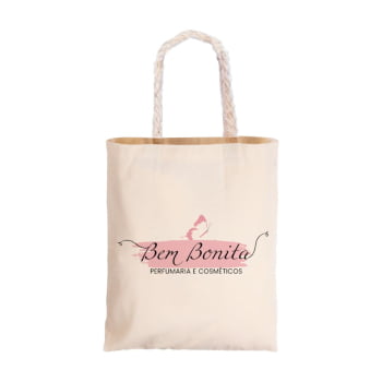 Mini Sacola Personalizada Algodão LULG3766 Brinde Personalizado