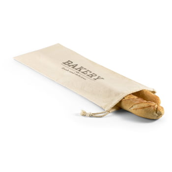 Sacola de Pão Personalizada Algodão SP92836 Brindes Personalizados