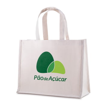 Sacola Personalizada Algodão ASIBAC009 Brindes Personalizados
