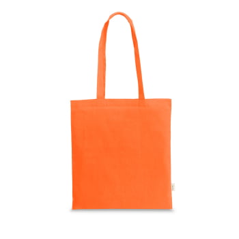 Sacola Personalizada Algodão e Poliéster Reciclado Sustentável MSP92084 Bindes Personalizados
