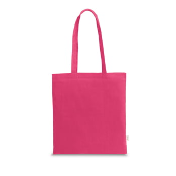 Sacola Personalizada Algodão e Poliéster Reciclado Sustentável MSP92084 Bindes Personalizados