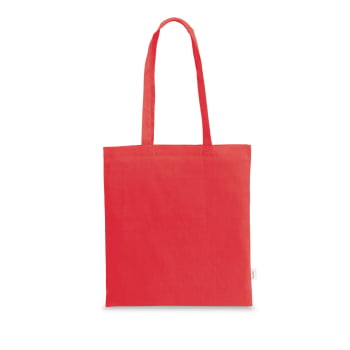 Sacola Personalizada Algodão e Poliéster Reciclado Sustentável MSP92084 Bindes Personalizados