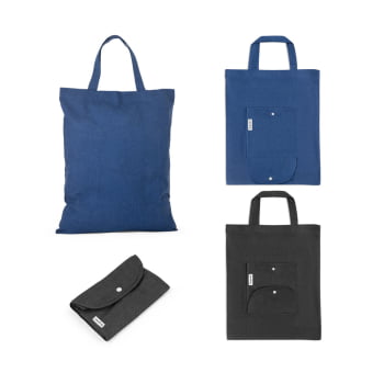 Sacola Personalizada Algodão e Poliéster Reciclado Sustentável MSP92328 Brinde Personalizado