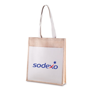 Sacola Personalizada Juta ASIBJT003 Brindes Personalizados