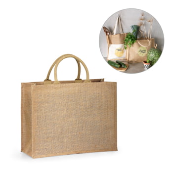 Sacola Personalizada Juta MSP92827 Brinde Personalizado
