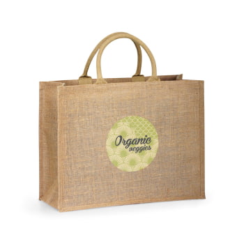 Sacola Personalizada Juta MSP92827 Brinde Personalizado