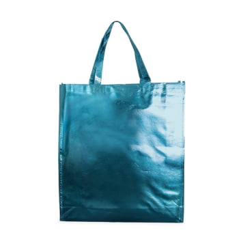 Sacola Personalizada TNT Metalizado X09143 Brinde Personalizado