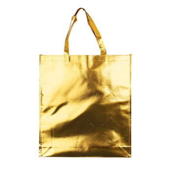 Sacola Personalizada TNT Metalizado X09143 Brinde Personalizado