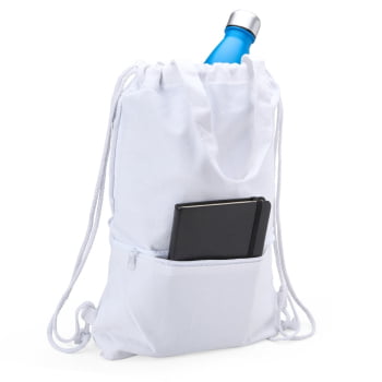 Mochila Personalizada Sacola Sacochila Lona Resistente  X08087 Brinde Personalizado