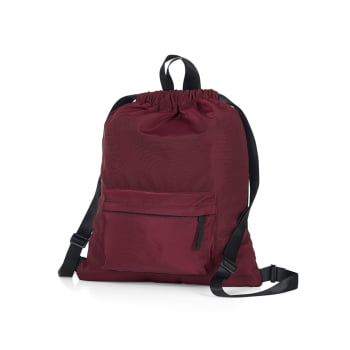 Mochila Personalizada Sacola Sacochila Poliéster  X04060 Brinde Personalizado