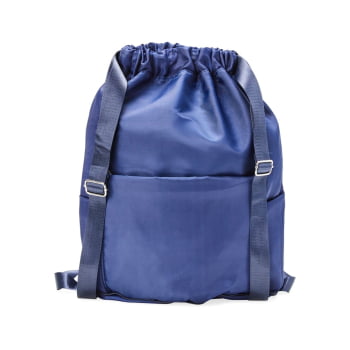 Mochila Personalizada Sacola Sacochila Poliéster X05070 Brinde Personalizado