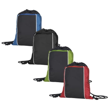 Mochila Personalizada Sacola Sacochila Poliéster  X18602 Brinde Personalizado